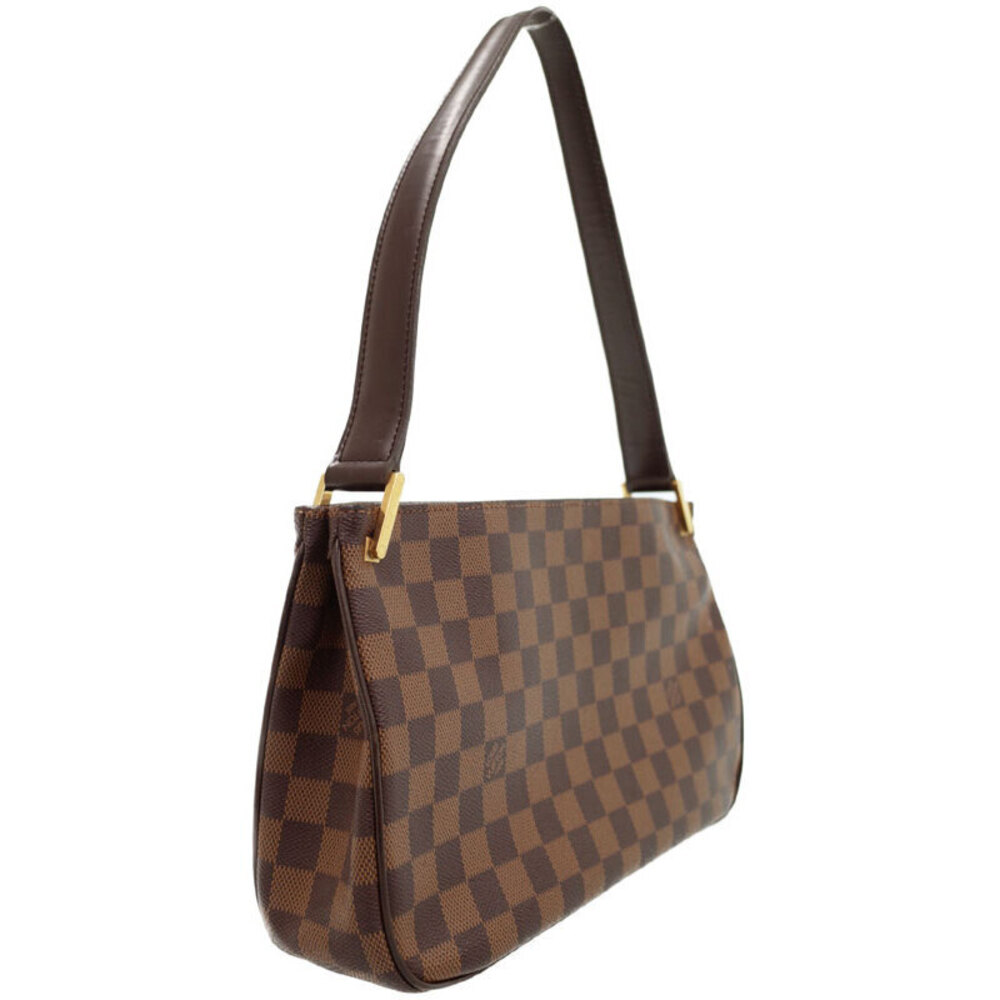Louis Vuitton Ebene Aubagne Canvas Brown Bag Damier Shoulder